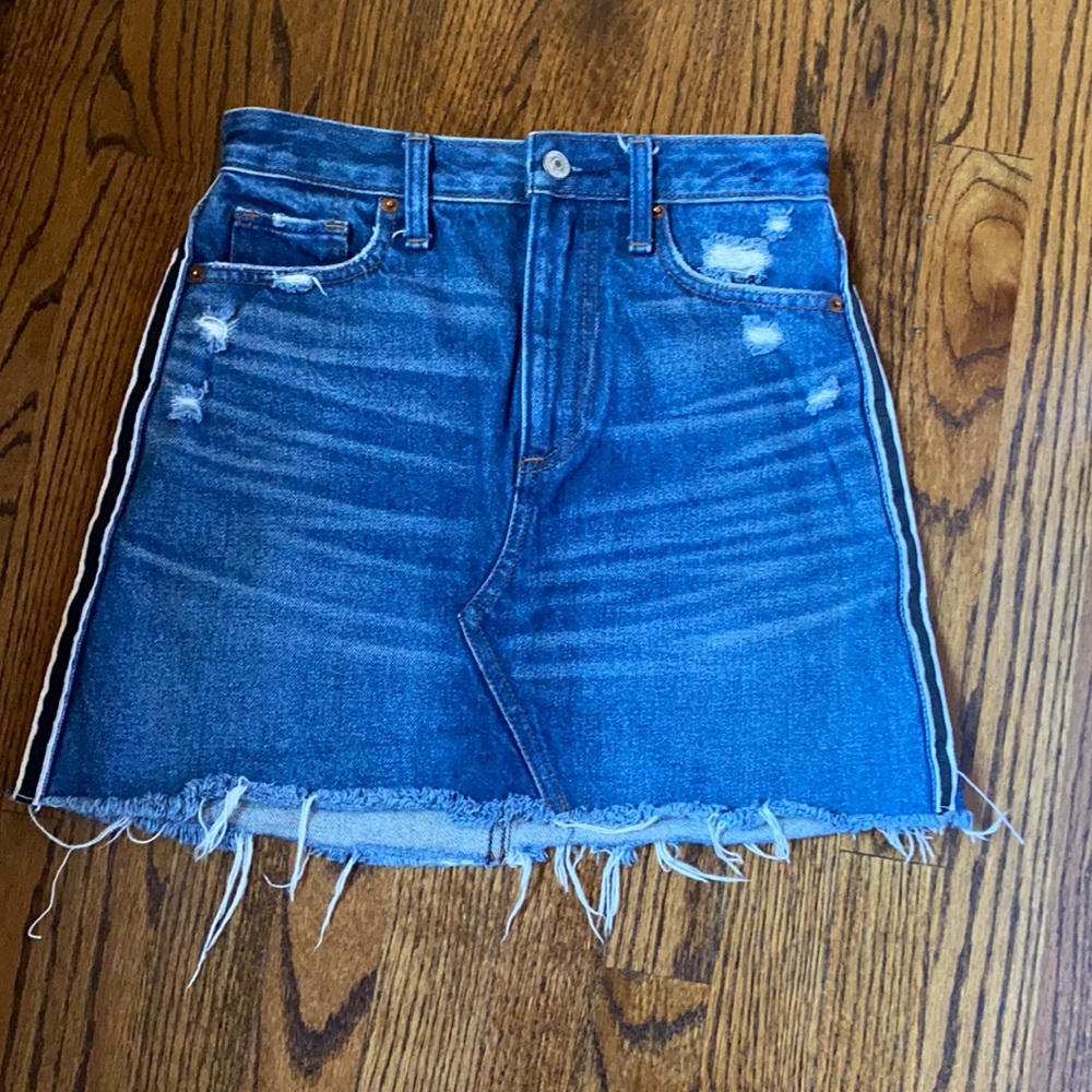 denim pencil skirt